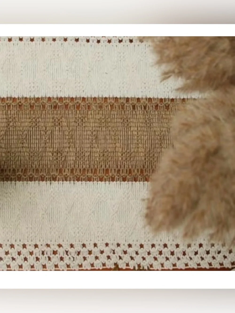 Boho Macrame Table Runner 72” Farmhouse Rustic Tassel Decor